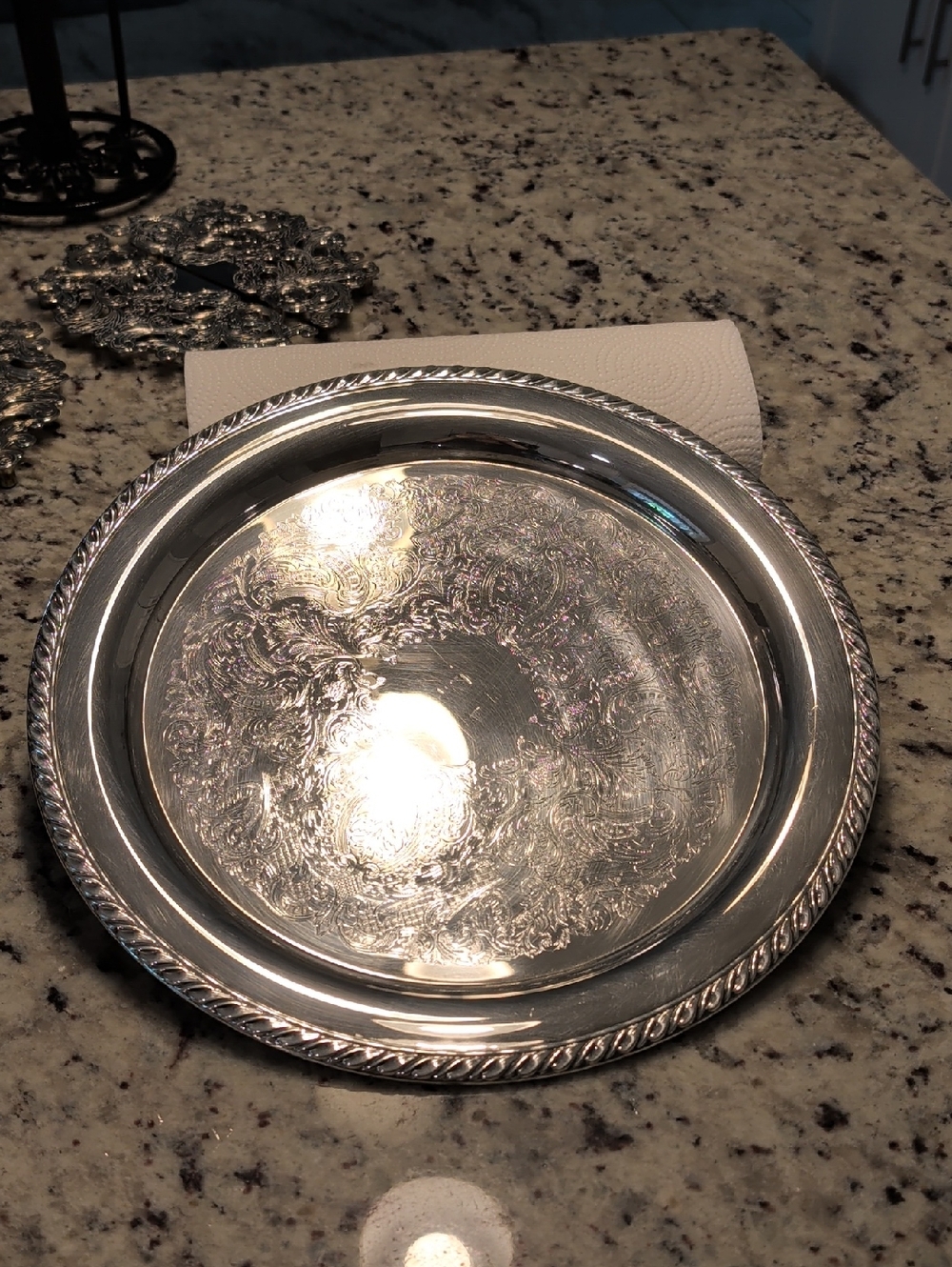 Vintage Oneida Silver Plated Serving Platter